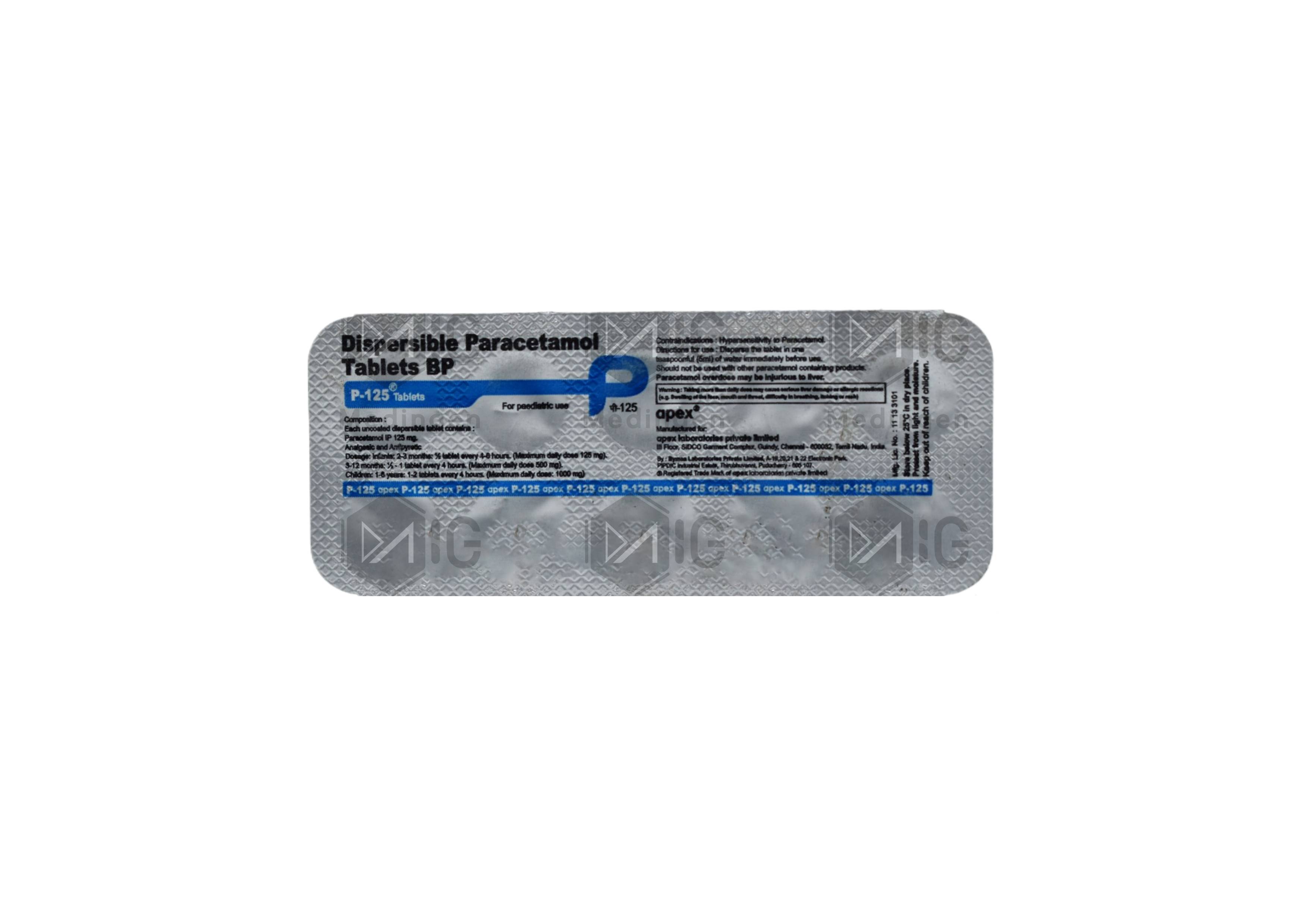 P 125MG